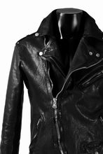 Load image into Gallery viewer, ISAMU KATAYAMA BACKLASH DOUBLE BREASTED JACKET / DOUBLE-SHOULDER OBJECT DYED (BLACK)