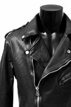画像をギャラリービューアに読み込む, ISAMU KATAYAMA BACKLASH DOUBLE BREASTED JACKET / DOUBLE-SHOULDER OBJECT DYED (BLACK)