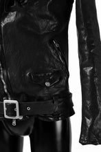 Load image into Gallery viewer, ISAMU KATAYAMA BACKLASH DOUBLE BREASTED JACKET / DOUBLE-SHOULDER OBJECT DYED (BLACK)