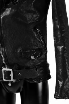 Load image into Gallery viewer, ISAMU KATAYAMA BACKLASH DOUBLE BREASTED JACKET / DOUBLE-SHOULDER OBJECT DYED (BLACK)