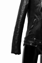 Load image into Gallery viewer, ISAMU KATAYAMA BACKLASH DOUBLE BREASTED JACKET / DOUBLE-SHOULDER OBJECT DYED (BLACK)