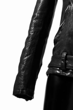 Load image into Gallery viewer, ISAMU KATAYAMA BACKLASH DOUBLE BREASTED JACKET / DOUBLE-SHOULDER OBJECT DYED (BLACK)