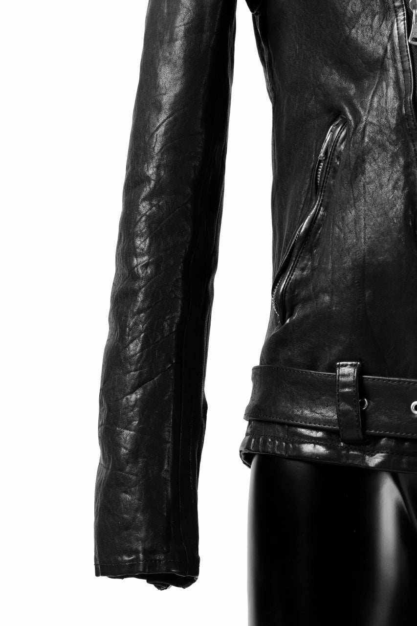 Load image into Gallery viewer, ISAMU KATAYAMA BACKLASH DOUBLE BREASTED JACKET / DOUBLE-SHOULDER OBJECT DYED (BLACK)