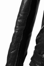 Load image into Gallery viewer, ISAMU KATAYAMA BACKLASH DOUBLE BREASTED JACKET / DOUBLE-SHOULDER OBJECT DYED (BLACK)