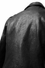 画像をギャラリービューアに読み込む, ISAMU KATAYAMA BACKLASH DOUBLE BREASTED JACKET / DOUBLE-SHOULDER OBJECT DYED (BLACK)