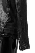画像をギャラリービューアに読み込む, ISAMU KATAYAMA BACKLASH DOUBLE BREASTED JACKET / DOUBLE-SHOULDER OBJECT DYED (BLACK)