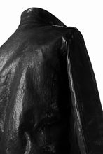 Load image into Gallery viewer, ISAMU KATAYAMA BACKLASH DOUBLE BREASTED JACKET / DOUBLE-SHOULDER OBJECT DYED (BLACK)