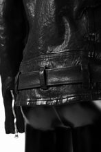 Load image into Gallery viewer, ISAMU KATAYAMA BACKLASH DOUBLE BREASTED JACKET / DOUBLE-SHOULDER OBJECT DYED (BLACK)