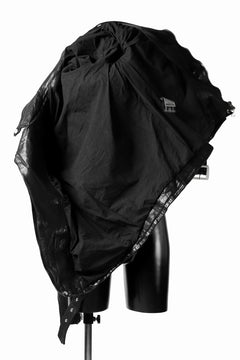 Load image into Gallery viewer, ISAMU KATAYAMA BACKLASH DOUBLE BREASTED JACKET / DOUBLE-SHOULDER OBJECT DYED (BLACK)