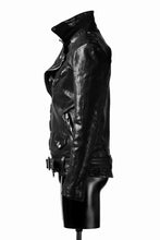 Load image into Gallery viewer, ISAMU KATAYAMA BACKLASH DOUBLE BREASTED JACKET / DOUBLE-SHOULDER OBJECT DYED (BLACK)