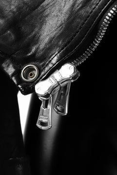 Load image into Gallery viewer, ISAMU KATAYAMA BACKLASH DOUBLE BREASTED JACKET / DOUBLE-SHOULDER OBJECT DYED (BLACK)