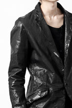 画像をギャラリービューアに読み込む, ISAMU KATAYAMA BACKLASH TAILORED JACKET / DOUBLE-SHOULDER OBJECT DYED (BLACK)