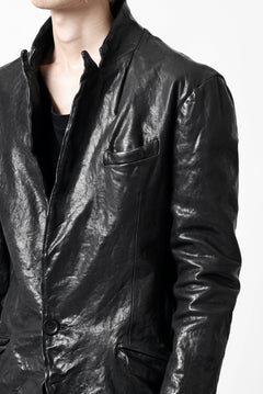 画像をギャラリービューアに読み込む, ISAMU KATAYAMA BACKLASH TAILORED JACKET / DOUBLE-SHOULDER OBJECT DYED (BLACK)