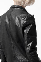 画像をギャラリービューアに読み込む, ISAMU KATAYAMA BACKLASH TAILORED JACKET / DOUBLE-SHOULDER OBJECT DYED (BLACK)