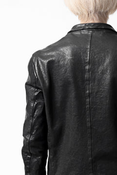 画像をギャラリービューアに読み込む, ISAMU KATAYAMA BACKLASH TAILORED JACKET / DOUBLE-SHOULDER OBJECT DYED (BLACK)