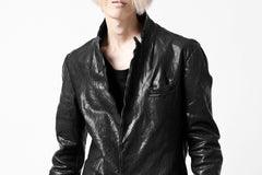 画像をギャラリービューアに読み込む, ISAMU KATAYAMA BACKLASH TAILORED JACKET / DOUBLE-SHOULDER OBJECT DYED (BLACK)