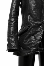 画像をギャラリービューアに読み込む, ISAMU KATAYAMA BACKLASH TAILORED JACKET / DOUBLE-SHOULDER OBJECT DYED (BLACK)