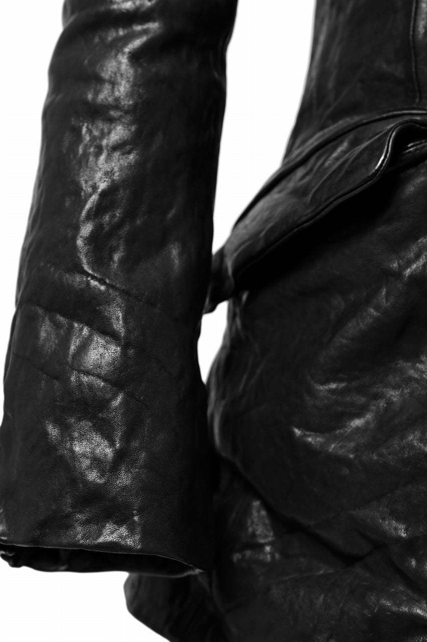 画像をギャラリービューアに読み込む, ISAMU KATAYAMA BACKLASH TAILORED JACKET / DOUBLE-SHOULDER OBJECT DYED (BLACK)