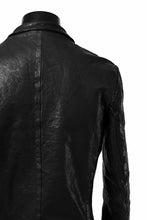 画像をギャラリービューアに読み込む, ISAMU KATAYAMA BACKLASH TAILORED JACKET / DOUBLE-SHOULDER OBJECT DYED (BLACK)