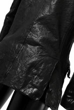 画像をギャラリービューアに読み込む, ISAMU KATAYAMA BACKLASH TAILORED JACKET / DOUBLE-SHOULDER OBJECT DYED (BLACK)