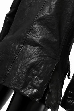 画像をギャラリービューアに読み込む, ISAMU KATAYAMA BACKLASH TAILORED JACKET / DOUBLE-SHOULDER OBJECT DYED (BLACK)