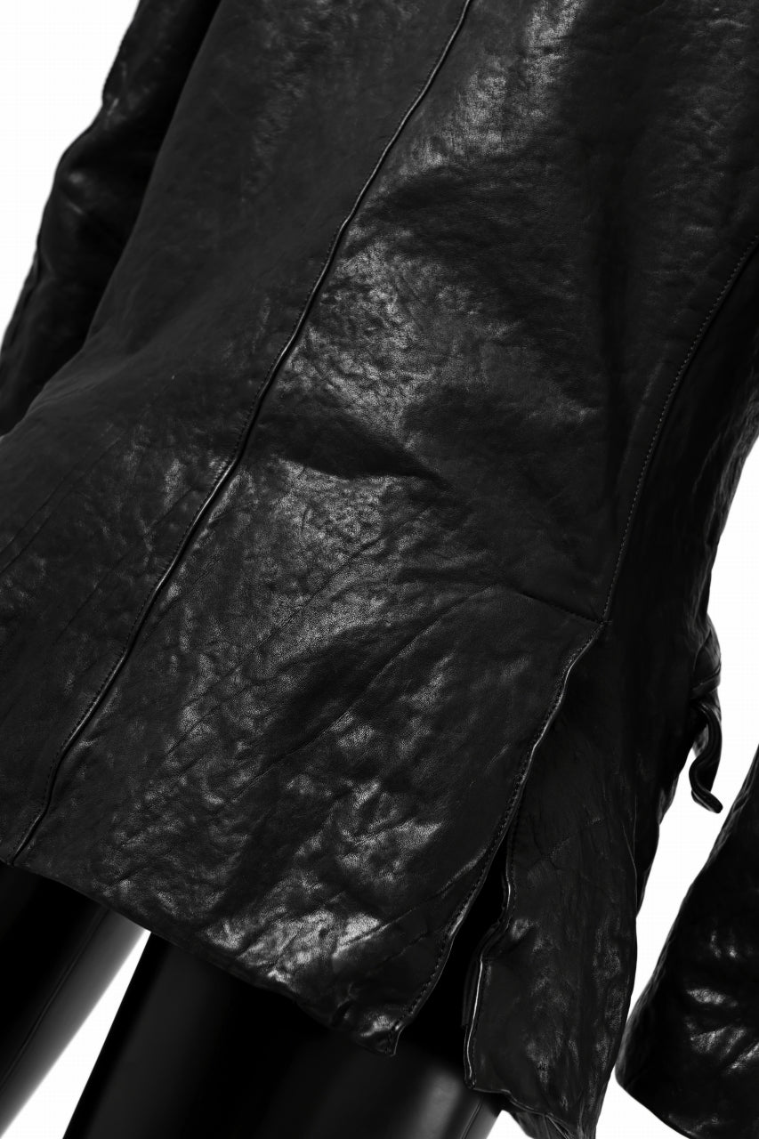 画像をギャラリービューアに読み込む, ISAMU KATAYAMA BACKLASH TAILORED JACKET / DOUBLE-SHOULDER OBJECT DYED (BLACK)