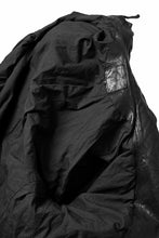 画像をギャラリービューアに読み込む, ISAMU KATAYAMA BACKLASH TAILORED JACKET / DOUBLE-SHOULDER OBJECT DYED (BLACK)