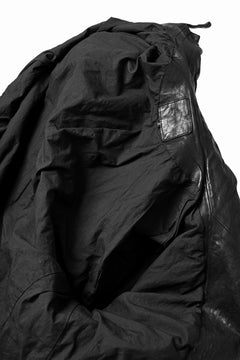 画像をギャラリービューアに読み込む, ISAMU KATAYAMA BACKLASH TAILORED JACKET / DOUBLE-SHOULDER OBJECT DYED (BLACK)