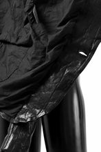 画像をギャラリービューアに読み込む, ISAMU KATAYAMA BACKLASH TAILORED JACKET / DOUBLE-SHOULDER OBJECT DYED (BLACK)