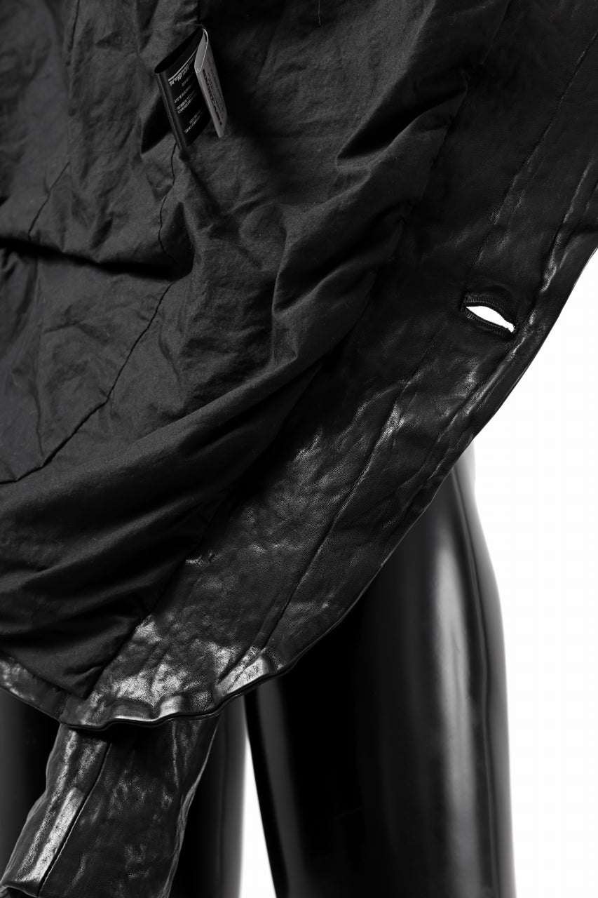 画像をギャラリービューアに読み込む, ISAMU KATAYAMA BACKLASH TAILORED JACKET / DOUBLE-SHOULDER OBJECT DYED (BLACK)