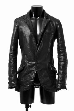 画像をギャラリービューアに読み込む, ISAMU KATAYAMA BACKLASH TAILORED JACKET / DOUBLE-SHOULDER OBJECT DYED (BLACK)