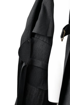 Load image into Gallery viewer, sus-sous moto cycle storm coat (NAVY GREY)