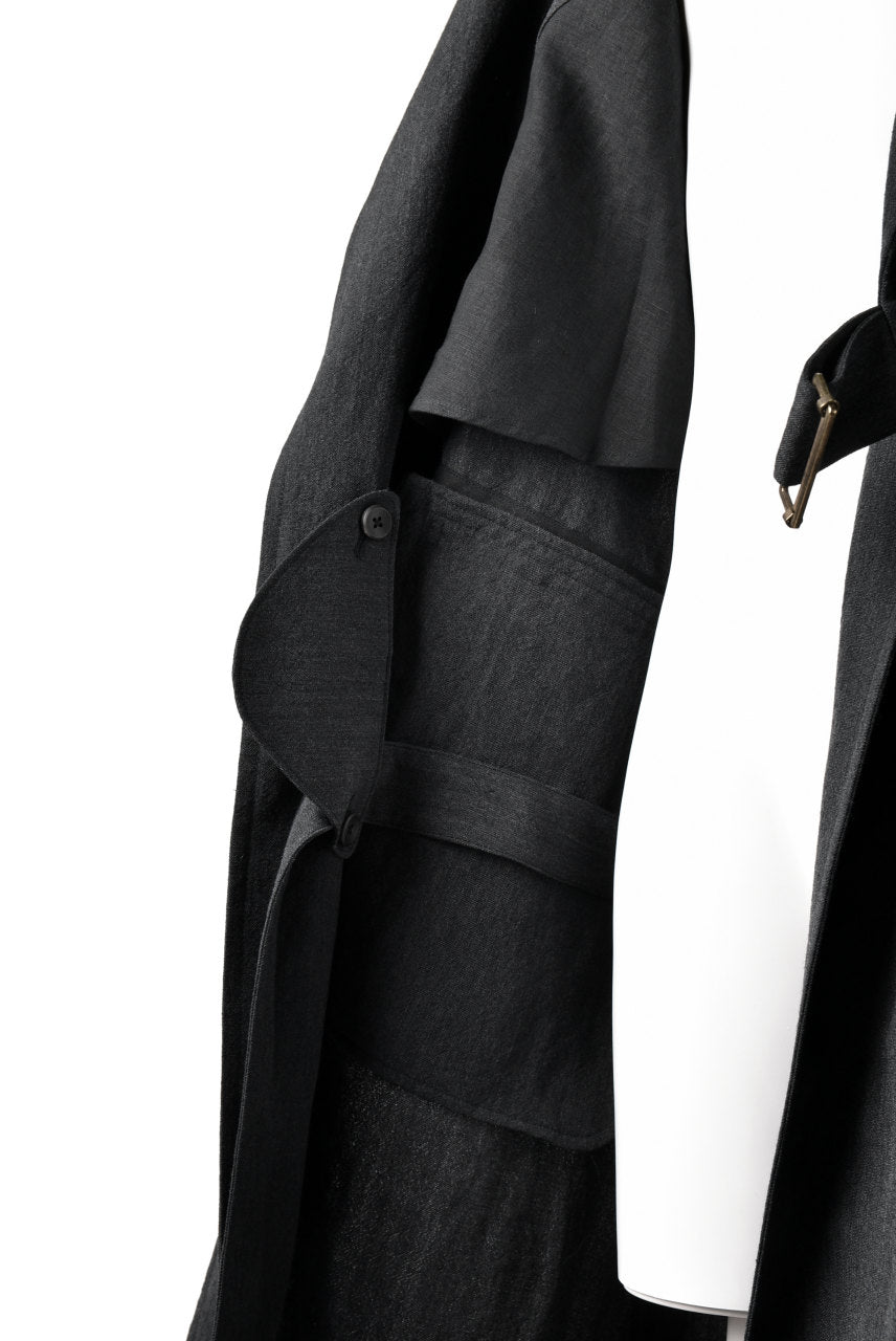 Load image into Gallery viewer, sus-sous moto cycle storm coat (NAVY GREY)