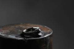 画像をギャラリービューアに読み込む, Holzpuppe exclusive Bone ring with Smoke Quartz