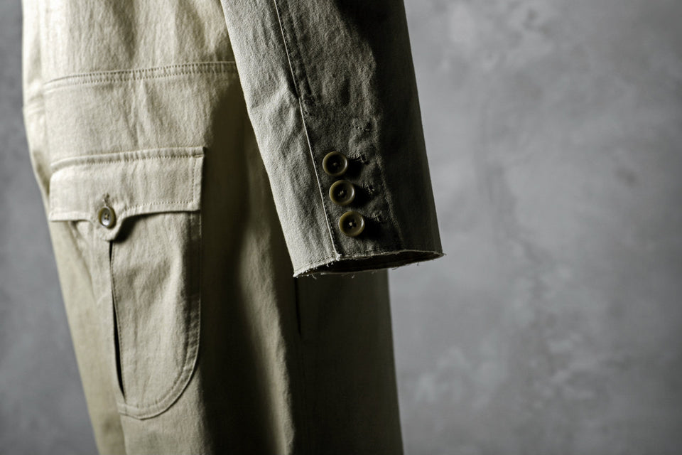 Load image into Gallery viewer, blackcrow all in one suits / cotton woven (BEIGE)