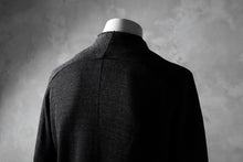 Load image into Gallery viewer, blackcrow raglan zip blouson / cotton&hemp double faces (charcoal)