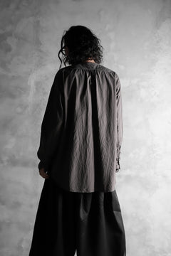 画像をギャラリービューアに読み込む, KLASICA SABRON HALF BUTTON PULLOVER SHIRT / TYPE-WRITER CLOTH (MOSS)