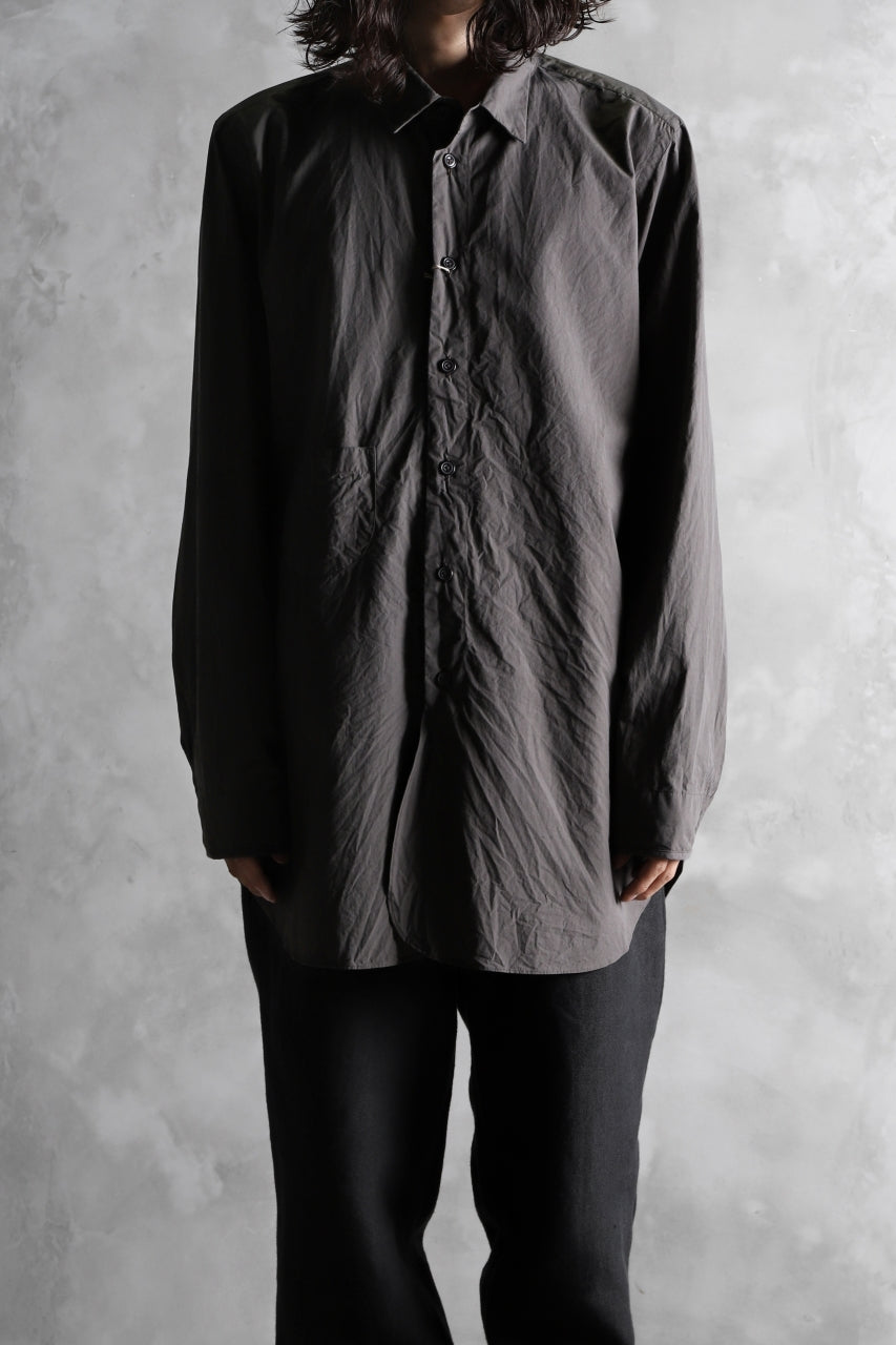 画像をギャラリービューアに読み込む, KLASICA SABRON BUTTON FRY SHIRT / TYPE-WRITER CLOTH (MOSS)