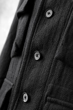 画像をギャラリービューアに読み込む, COLINA BDU JACKET / HAND-SPUN COTTON TWILL (BLACK)