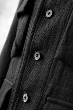 画像をギャラリービューアに読み込む, COLINA BDU JACKET / HAND-SPUN COTTON TWILL (BLACK)