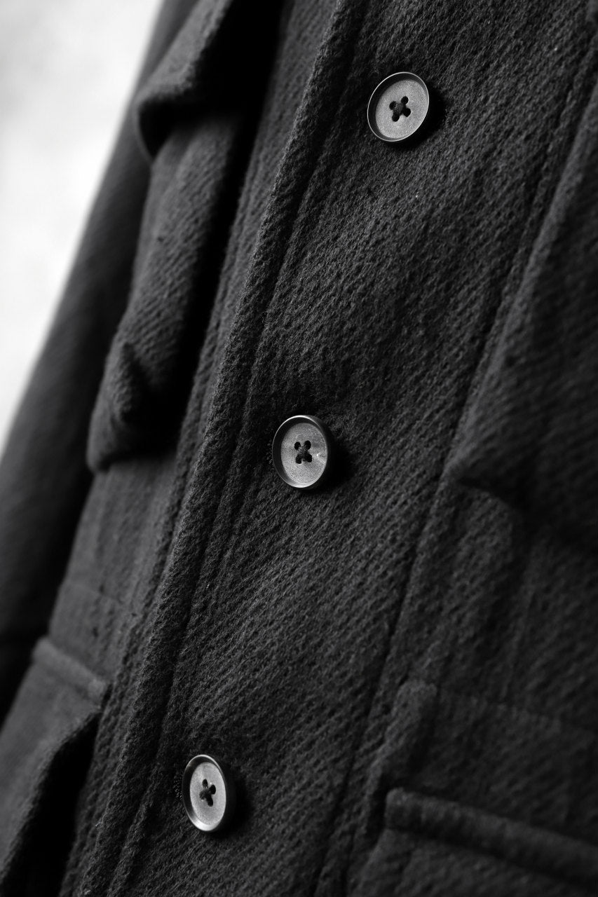 画像をギャラリービューアに読み込む, COLINA BDU JACKET / HAND-SPUN COTTON TWILL (BLACK)