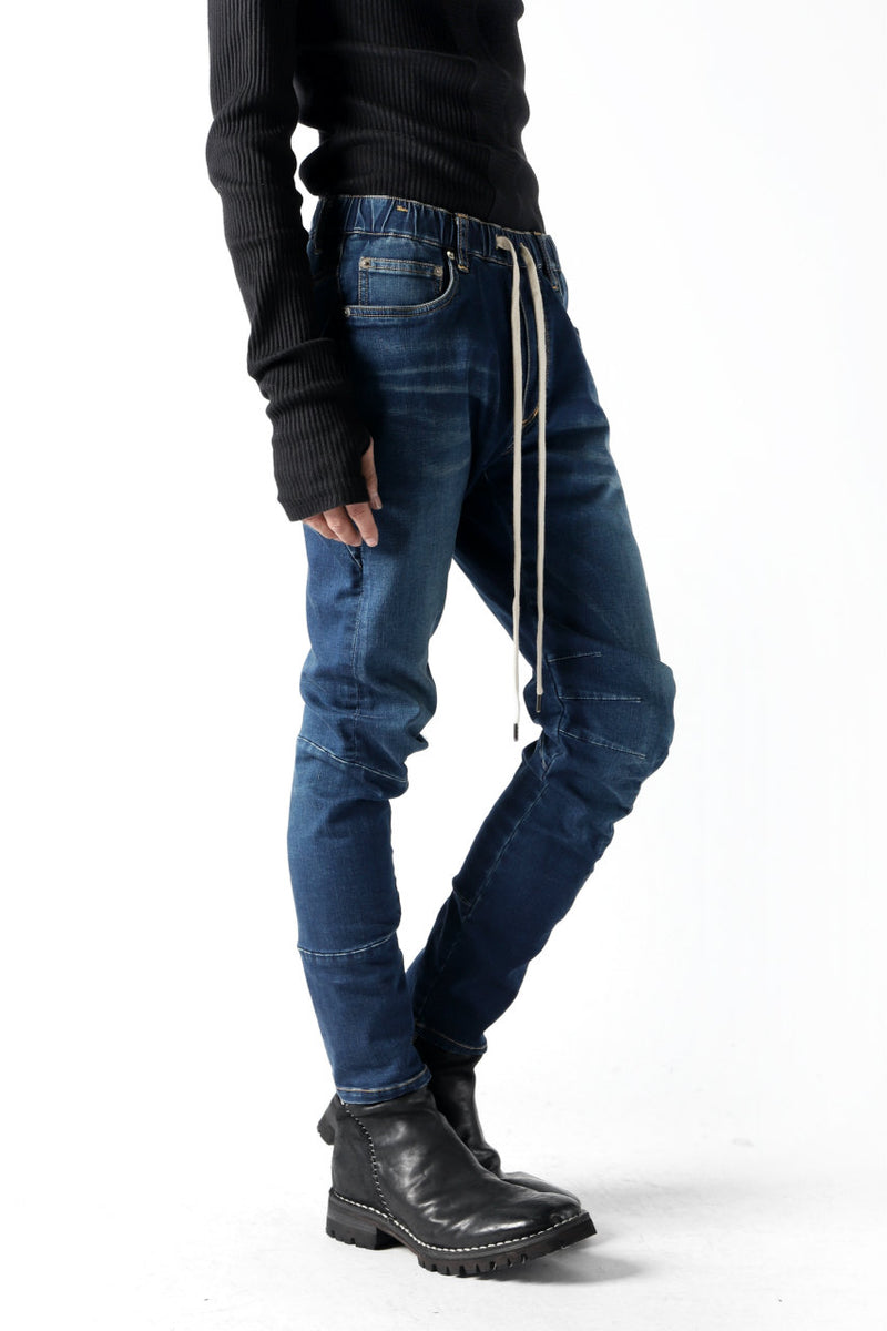 ATTACHMENT Easy Moto Pants / Satain High Power Stretch Denim