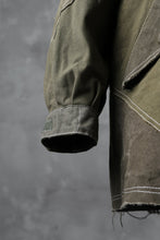 画像をギャラリービューアに読み込む, BACKLASH x LOOM exclusive RECONSTRUCTIVE HOODED JACKET / VINTAGE MILITARY CANVAS