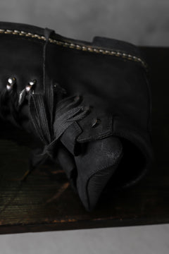 画像をギャラリービューアに読み込む, A DICIANNOVEVENTITRE A1923 Norwegian Laced Boots SH2 / Cavallo Oilo (NERO)