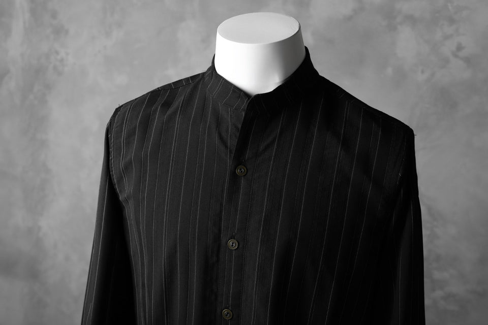 Load image into Gallery viewer, ISAMU KATAYAMA BACKLASH LONG SLEEVE SHIRT (BLACK x STRIPE)