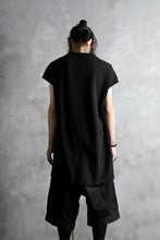 画像をギャラリービューアに読み込む, KLASICA LUNG CAP SLEEVE LONG  CUT & SEWN / DRY TWILL JERSEY (BLACK)