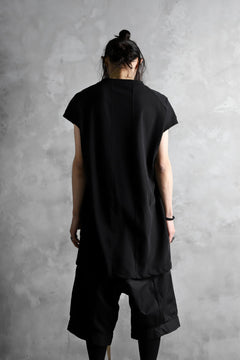 画像をギャラリービューアに読み込む, KLASICA LUNG CAP SLEEVE LONG  CUT & SEWN / DRY TWILL JERSEY (BLACK)