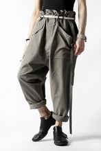 画像をギャラリービューアに読み込む, ISAMU KATAYAMA BACKLASH WIDE TAPERED PANTS / SALT SHRINKAGE TYPEWRITER CLOTH