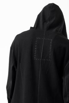 画像をギャラリービューアに読み込む, SOSNOVSKA STITCHED HOODY COAT (BLACK)