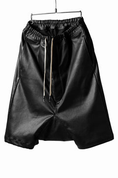 画像をギャラリービューアに読み込む, ISAMU KATAYAMA BACKLASH SARROUELSHORT PANTS / STRETCH SMOOTH DEER (BLACK)